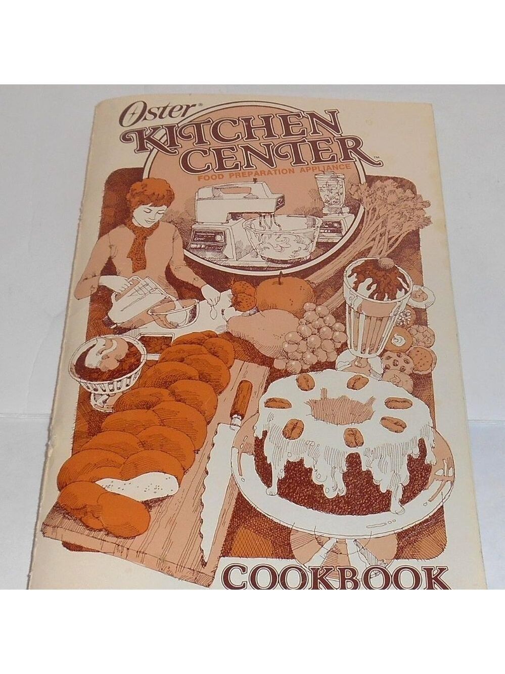 Vintage Oster Kitchen Center Cookbook Paperback Cookbook